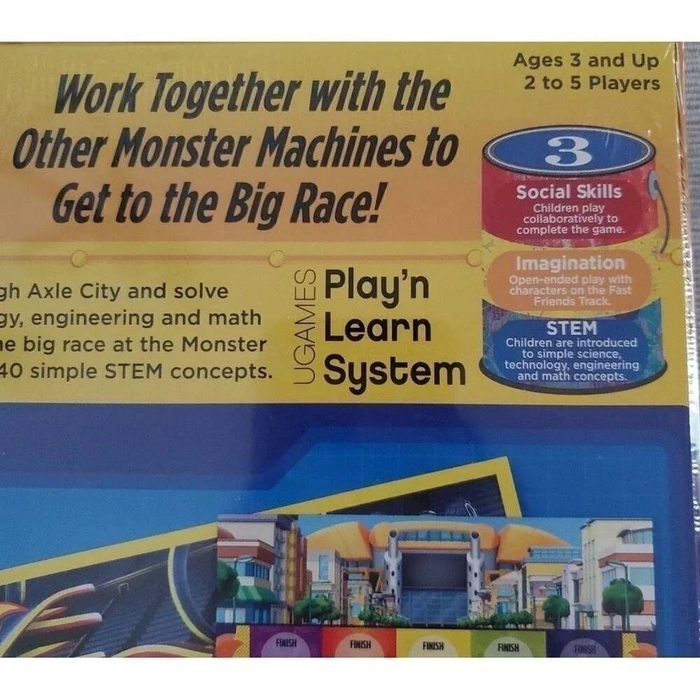 Nickelodeon Blaze and the Monster Machines Axle City Adventure Board‎ Game New